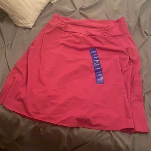 NWOT tranquility pink skirt in large